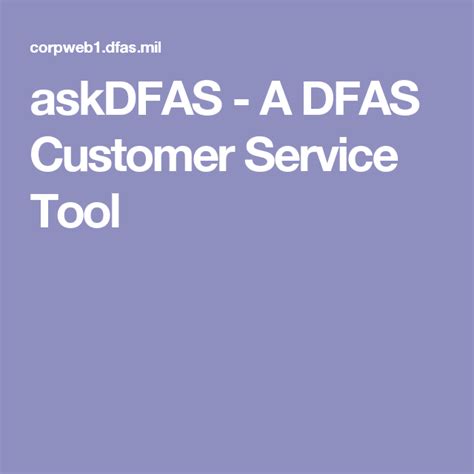 dfa contact|askdfas a dfas customer service tool.